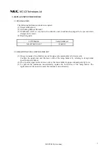 Preview for 3 page of NEC NL10276BC13-01C Replacement Manual