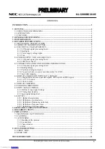 Preview for 3 page of NEC NL12880BC20-05 Preliminary Data Sheet