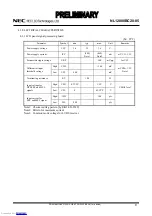 Preview for 9 page of NEC NL12880BC20-05 Preliminary Data Sheet