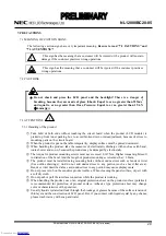 Preview for 29 page of NEC NL12880BC20-05 Preliminary Data Sheet