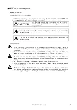 Preview for 2 page of NEC NL3224BC35-20 Replacement Manual