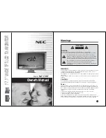 NEC NLT-17WF Owner'S Manual preview