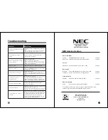 Preview for 15 page of NEC NLT-17WF Owner'S Manual