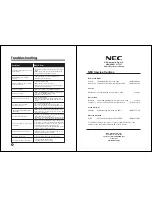 Предварительный просмотр 13 страницы NEC NLT-20 Owner'S Manual