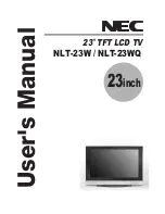 NEC NLT-23W User Manual preview