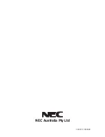 Preview for 32 page of NEC NLT-23W User Manual