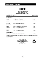Preview for 22 page of NEC NLT-26XT3 Operation Manual