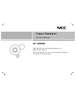 NEC NLT-40HDEM2 Owner'S Manual preview