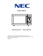 NEC NM30BS Owner'S Manual preview