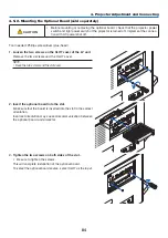 Preview for 110 page of NEC NP-LV01BD Installation Manual