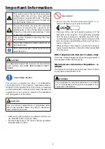 Предварительный просмотр 3 страницы NEC NP-LV01BD User Manual