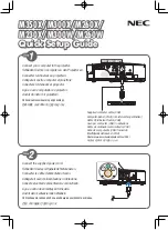 Предварительный просмотр 1 страницы NEC NP-M260X Quick Setup Manual