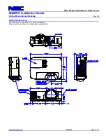 Preview for 3 page of NEC NP-M300WS Installation Manual