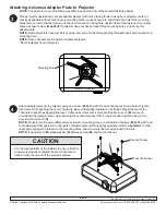 Preview for 8 page of NEC NP-P350W Installation And Assembly Manual