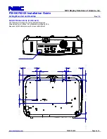 Предварительный просмотр 4 страницы NEC NP-P350X Installation Manual