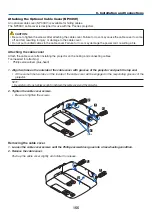 Предварительный просмотр 167 страницы NEC NP-P401W User Manual