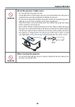 Предварительный просмотр 9 страницы NEC NP-P525UL User Manual