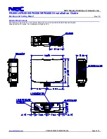 Предварительный просмотр 6 страницы NEC NP-PA500U Installation Manual