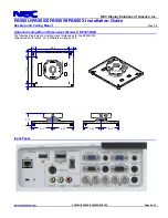 Предварительный просмотр 8 страницы NEC NP-PA500U Installation Manual