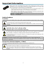 Preview for 3 page of NEC NP-PA703UL User Manual