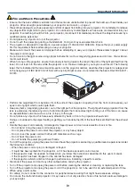 Preview for 6 page of NEC NP-PA703UL User Manual