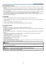 Preview for 8 page of NEC NP-PA703UL User Manual