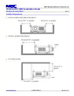 Preview for 12 page of NEC NP-PH1000U Installation Manual