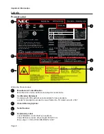 Preview for 6 page of NEC NP-PH1201QL User Manual