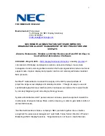 NEC NP-PH1400U Manual preview