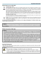 Preview for 4 page of NEC NP-PX1005QL-B User Manual