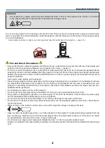 Предварительный просмотр 5 страницы NEC NP-PX602UL-WHJD User Manual