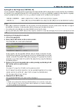 Предварительный просмотр 118 страницы NEC NP-PX602UL-WHJD User Manual