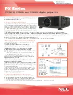 Preview for 1 page of NEC NP-PX700W Specifications