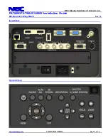 Preview for 11 page of NEC NP-PX800X Installation Manual