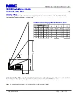 Preview for 3 page of NEC NP-U300X Series Installation Manual