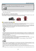 Preview for 5 page of NEC NP-UM301W User Manual