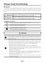 Preview for 3 page of NEC NP-UM330W Series Installation And Adjustment Manual