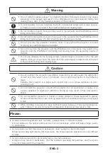 Preview for 4 page of NEC NP-UM330W Series Installation And Adjustment Manual