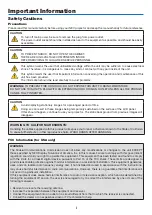 Предварительный просмотр 3 страницы NEC NP-UM383WL User Manual