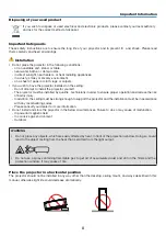 Предварительный просмотр 4 страницы NEC NP-UM383WL User Manual