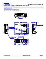 Предварительный просмотр 5 страницы NEC NP-V260-R Installation Manual