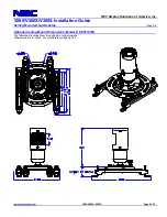 Предварительный просмотр 5 страницы NEC NP-V260 Installation Manual