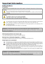 Предварительный просмотр 3 страницы NEC NP-V281W User Manual