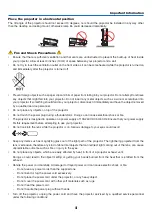 Предварительный просмотр 5 страницы NEC NP-V281W User Manual