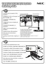 NEC NP-V300X Quick Setup Manual preview