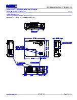 Предварительный просмотр 5 страницы NEC NP-V311W Installation Manual