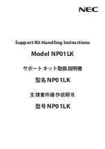 NEC NP01LK Handling Instructions Manual preview