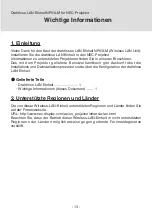 Preview for 13 page of NEC NP03LM Important Information Manual