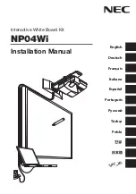 NEC NP04Wi Installation Manual preview