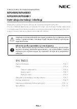 Preview for 162 page of NEC NP04WK Installation And Adjustment Manual